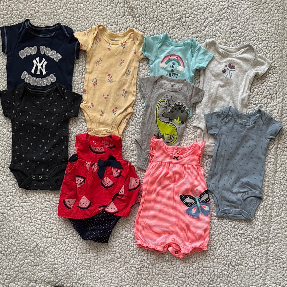 Assorted Kids One Pieces Set/ used Good